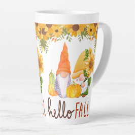 glücklicher Erntedankfall Milchtasse