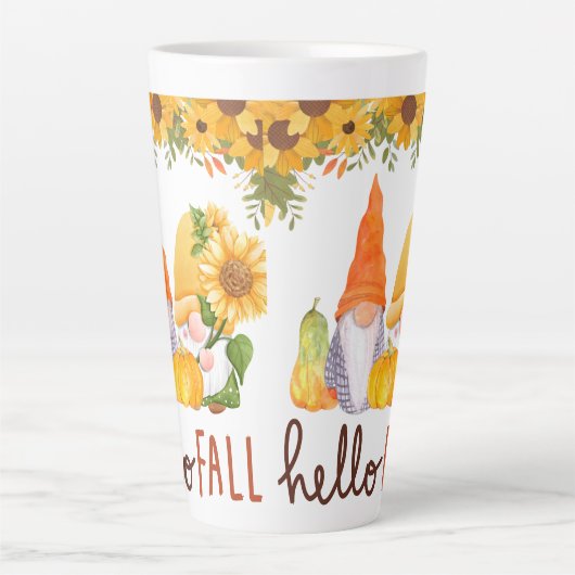 glücklicher Erntedankfall Milchtasse (Vorderseite)