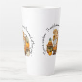 glücklicher Erntedankfall Milchtasse (Vorderseite)