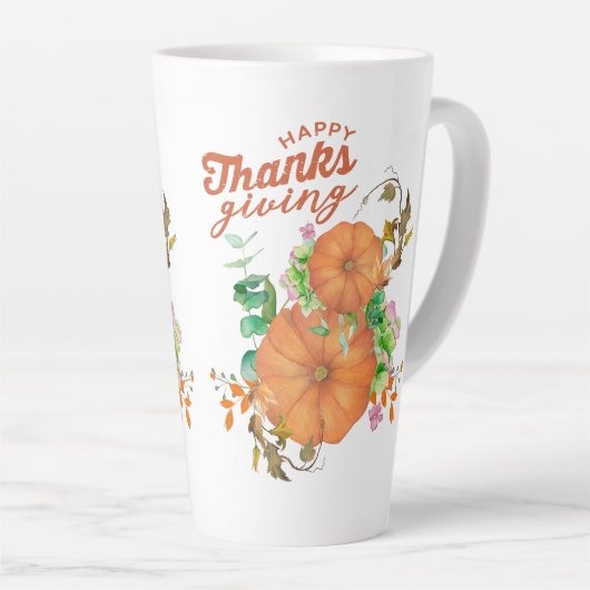 glücklicher Erntedankfall Milchtasse (Rechte Ecke)