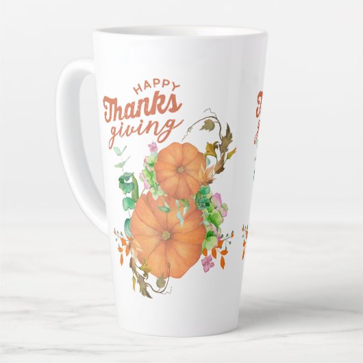 glücklicher Erntedankfall Milchtasse (Linke Ecke)