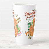 glücklicher Erntedankfall Milchtasse (Vorderseite)