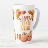 glücklicher Erntedankfall Milchtasse (Rechte Ecke)