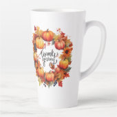 glücklicher Erntedankfall Milchtasse (Rechts)