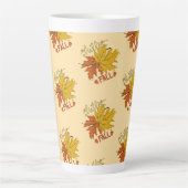 glücklicher Erntedankfall Milchtasse (Vorderseite)