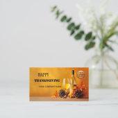 glücklicher Erntedankfest Herbst Visitenkarte (Stehend Vorderseite)