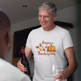 glücklicher Erntedankspulkauer Herbst lässt Flut T-Shirt