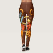Glücklicher Erntedanktag Leggings (Rückseite)