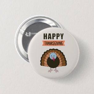 Glücklicher Erntedanktag Türkei Dankbarer Feiertag Button