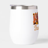 Glücklicher Erntedanktruthühner Fall (Rechts)