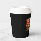 Glücklicher Erntedanktruthühner Fall Pappbecher (Rechts)