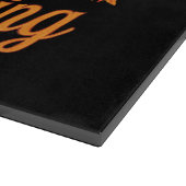 Glücklicher Erntedanktruthühner Fall Schneidebrett (Ecke)