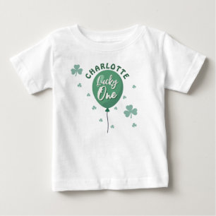 Glücklicher Erster Geburtstag St. Patricks Day Kle Baby T-shirt