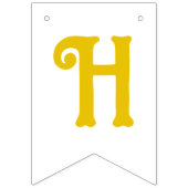 Glücklicher erster Geburtstag Wimpelkette (Zweite Fahne)