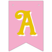 Glücklicher erster Geburtstag Wimpelkette (Dritte Fahne)