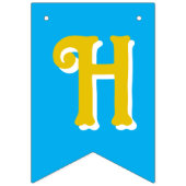 Glücklicher erster Geburtstag Wimpelkette (Zweite Fahne)