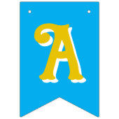 Glücklicher erster Geburtstag Wimpelkette (Dritte Fahne)