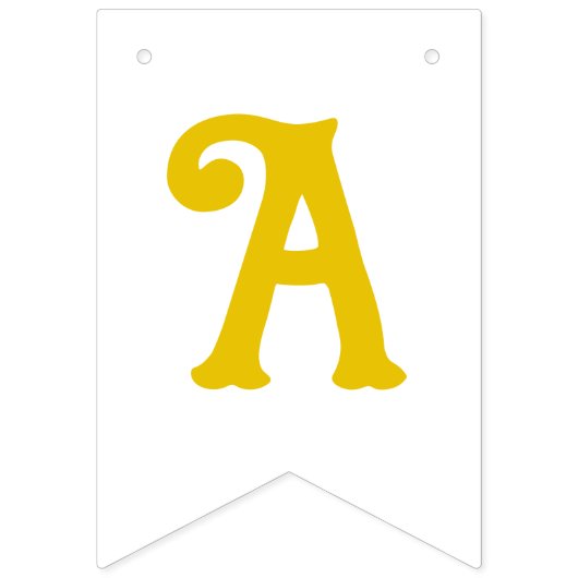 Glücklicher erster Geburtstag Wimpelkette (Dritte Fahne)