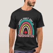 Glücklicher erster Kindergartenlehrer Kindergart T-Shirt (Vorderseite)
