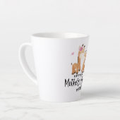 Glücklicher Erster Muttertag 🦒 Giraffe + Schmette Milchtasse (Linke Ecke)