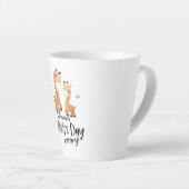 Glücklicher Erster Muttertag 🦒 Giraffe + Schmette Milchtasse (Rechte Ecke)