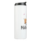 Glücklicher Erster Muttertag 🦒 Giraffe + Schmette Thermosbecher (Nach links gedreht)