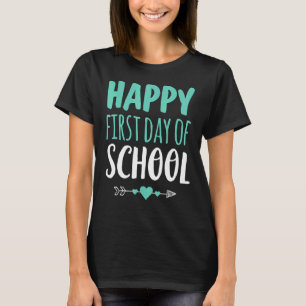 glücklicher erster Schullehrertag Arrow C T-Shirt