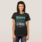 glücklicher erster Schullehrertag Arrow C T-Shirt (Vorne ganz)