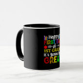 Glücklicher erster Tag der ersten Stufe Tasse (Vorderseite Links)
