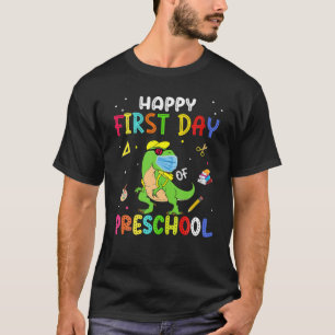 Glücklicher erster Tag der PRESCHOOL Virtual Schoo T-Shirt