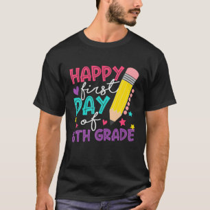 Glücklicher erster Tag des Niedlichen Bleistiftes  T-Shirt