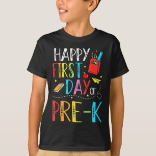 Glücklicher erster Tag des Vorschullehrers für Sch T-Shirt