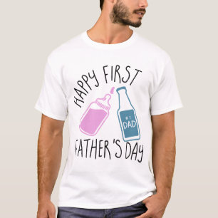 glücklicher erster Vater ist Tagesvati-T - Shirts