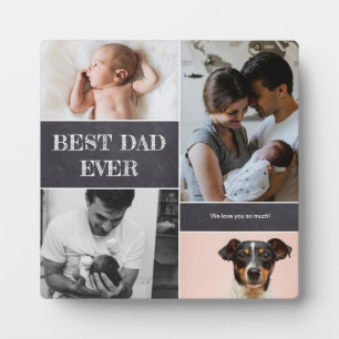 Glücklicher Erster Vater Tag New Dad besten Vater Fotoplatte