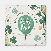 Glücklicher Erster zum 1. Geburtstag St. Patricks Magnet (Vorne)