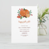 glücklicher Fall Einladung (Stehend Vorderseite)