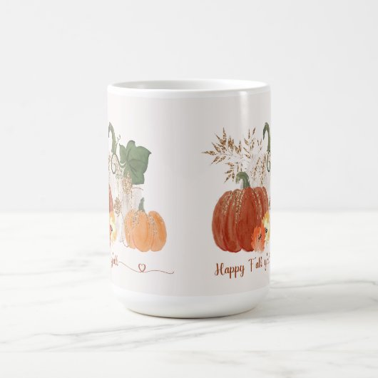 glücklicher Fall Kaffeetasse (Mittel)