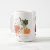 glücklicher Fall Kaffeetasse (Vorderseite Links)