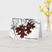 Glücklicher Fall! Karte (Gelbe Blume)