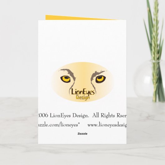 Glücklicher Fall! Karte (Rückseite)