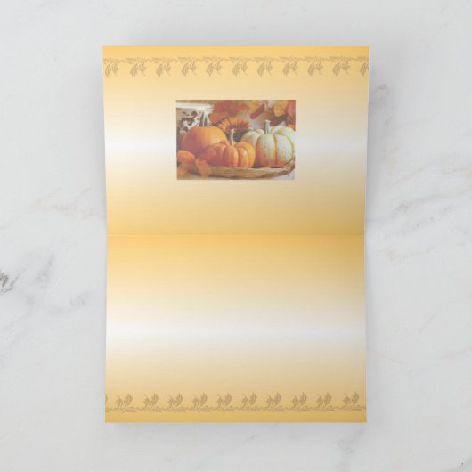 Glücklicher Fall Karte (Innenseite)