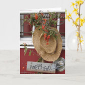 glücklicher Fall Karte (Gelbe Blume)