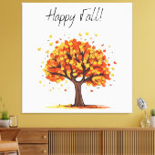 Glücklicher Fall! Leinwanddruck (Insitu (Wohnzimmer))