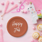 glücklicher Fall Pappteller (Party)