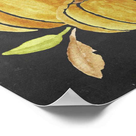 glücklicher Fall Poster (Ecke)