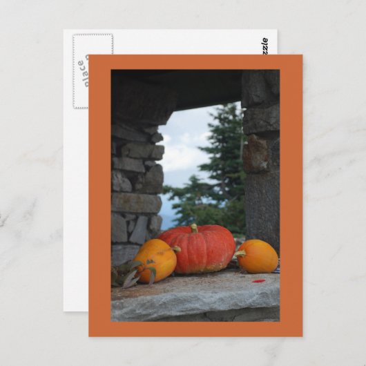 glücklicher Fall Postkarte (Vorne/Hinten)