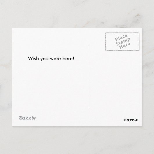 glücklicher Fall Postkarte (Rückseite)