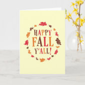 Glücklicher Fall Sie Karte (Gelbe Blume)