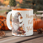 Glücklicher Fall, Y'all Gnome Zweifarbige Tasse