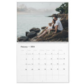 Glücklicher Familienkalender für personalisiertes  Kalender (Feb 2026)